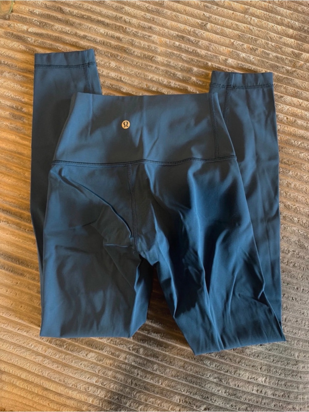 lululemon athletica Navy High-Rise Leggings with Reflective Logo